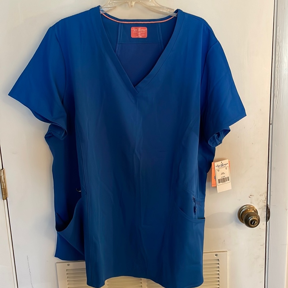 Scrub top - royal blue